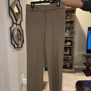 Tan Julie trouser by Loft size 0